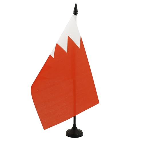 AZ FLAG - Tischflagge Bahrain - 21x14 cm - Königreich Bahrein Tischfahne 14 x 21 Cm - Flaggen